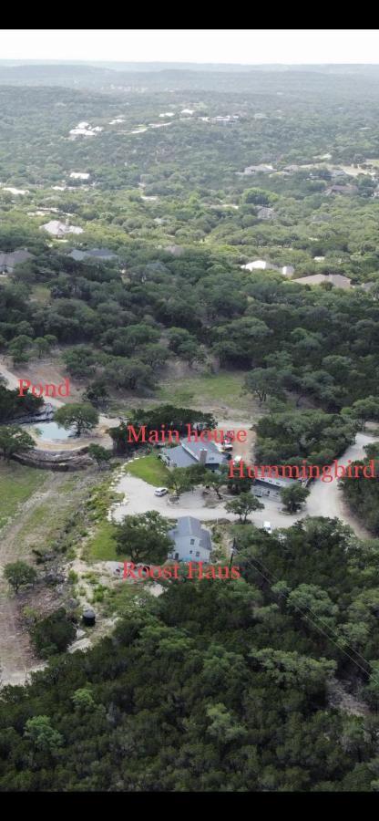 Villa Hummingbird Haus - Hill Country Views On 20 Acres With Firepit Spring Branch Exterior foto
